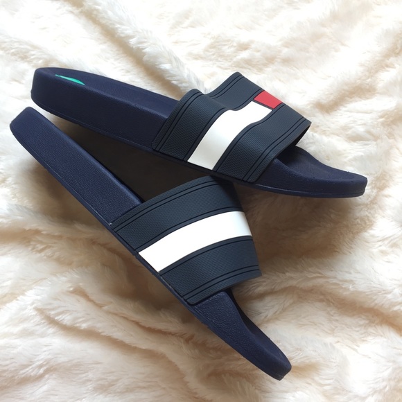 NEW Tommy Hilfiger Mirror Slides - Picture 3 of 7